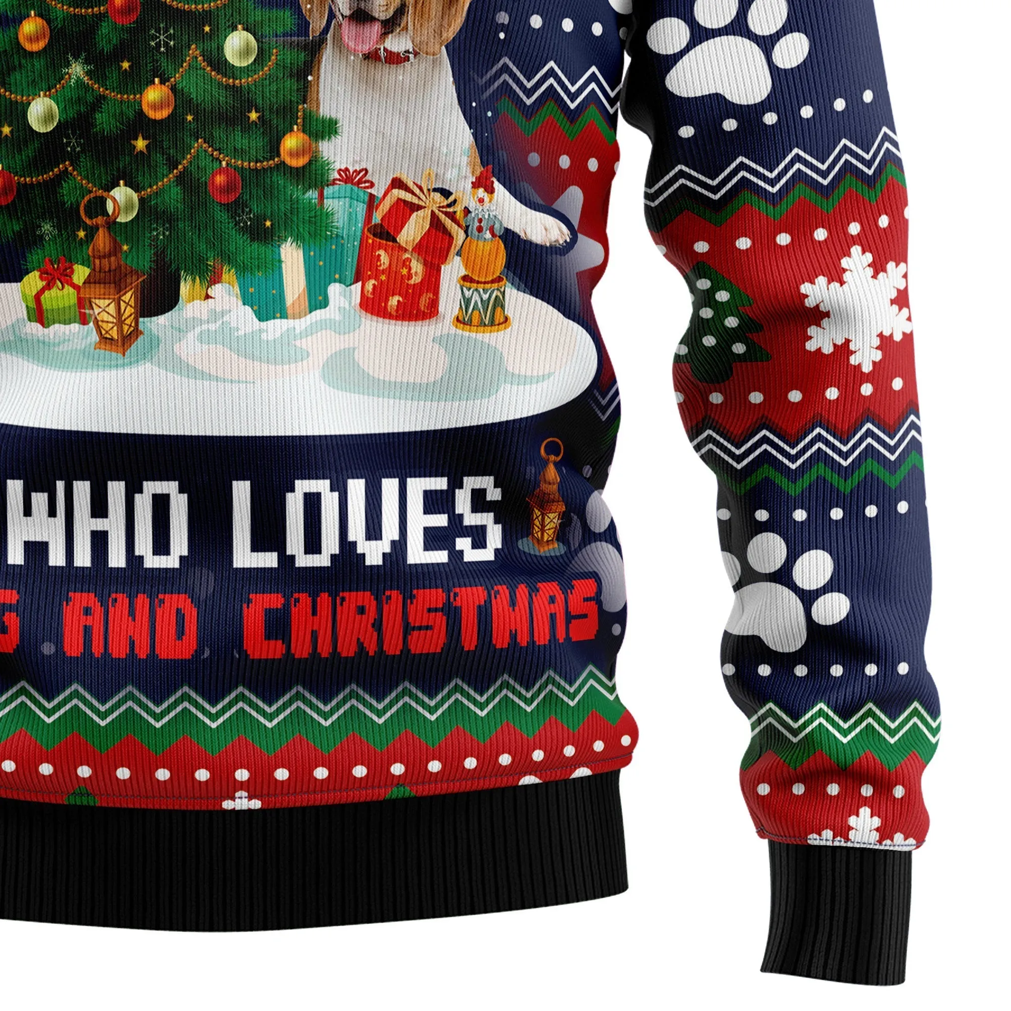 Ugly Sweater JulesRoche All-Over Print Comfortable Holiday Wear