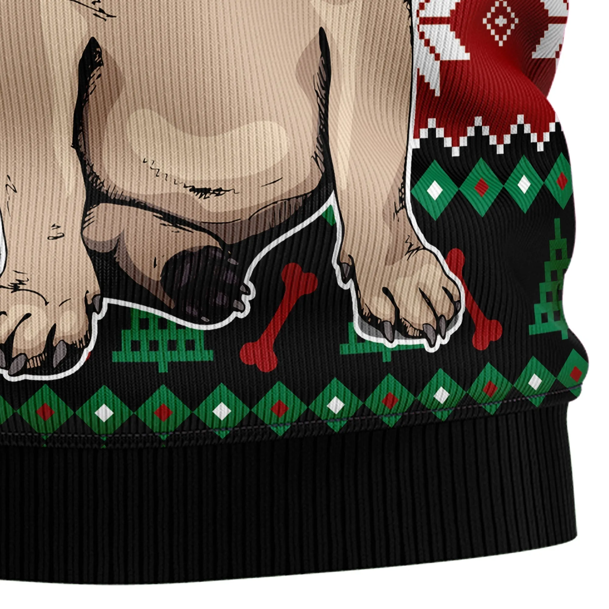 Ugly Sweater JulesRoche All-Over-Print Cotton Acrylic Blend