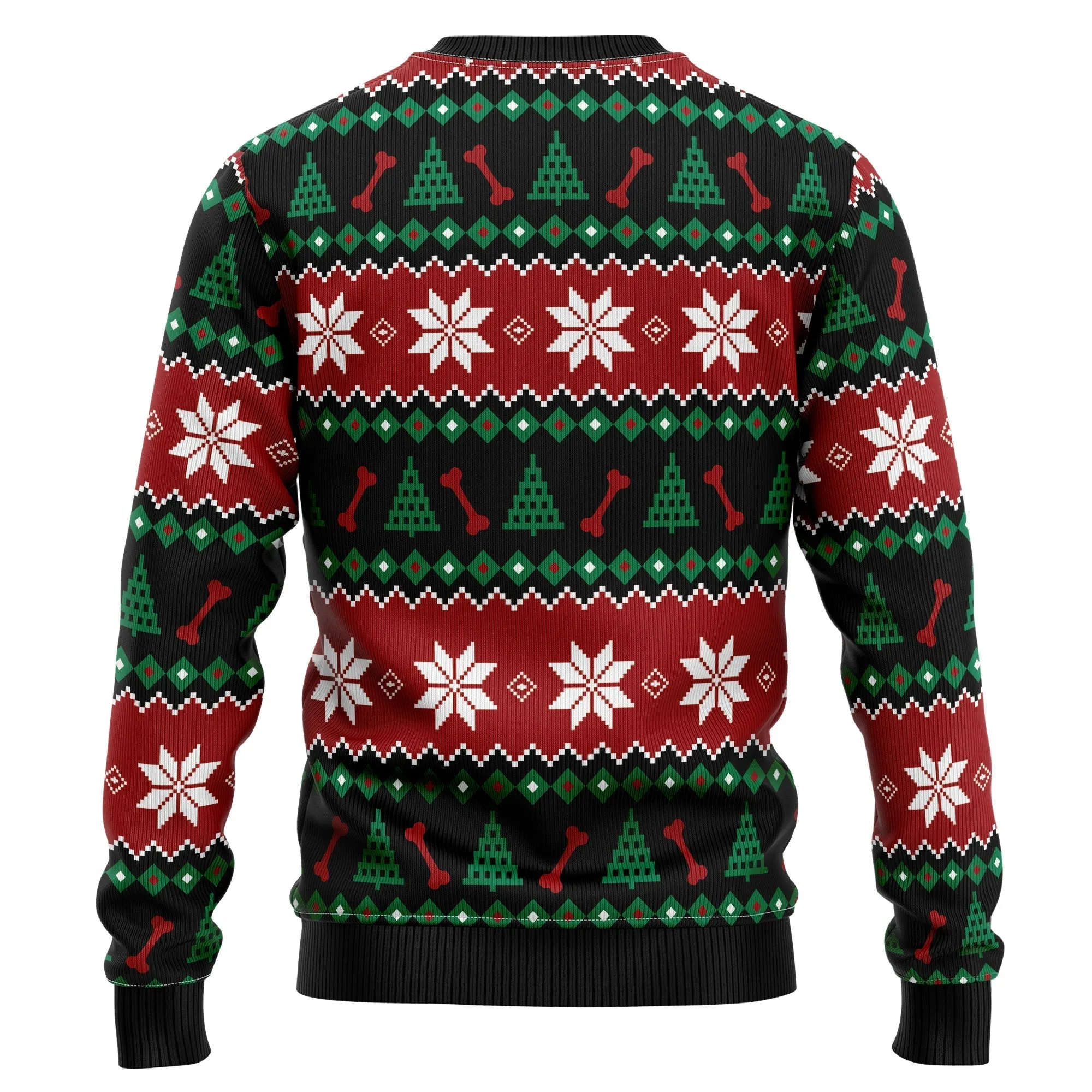 Ugly Sweater JulesRoche All-Over-Print Cotton Acrylic Blend