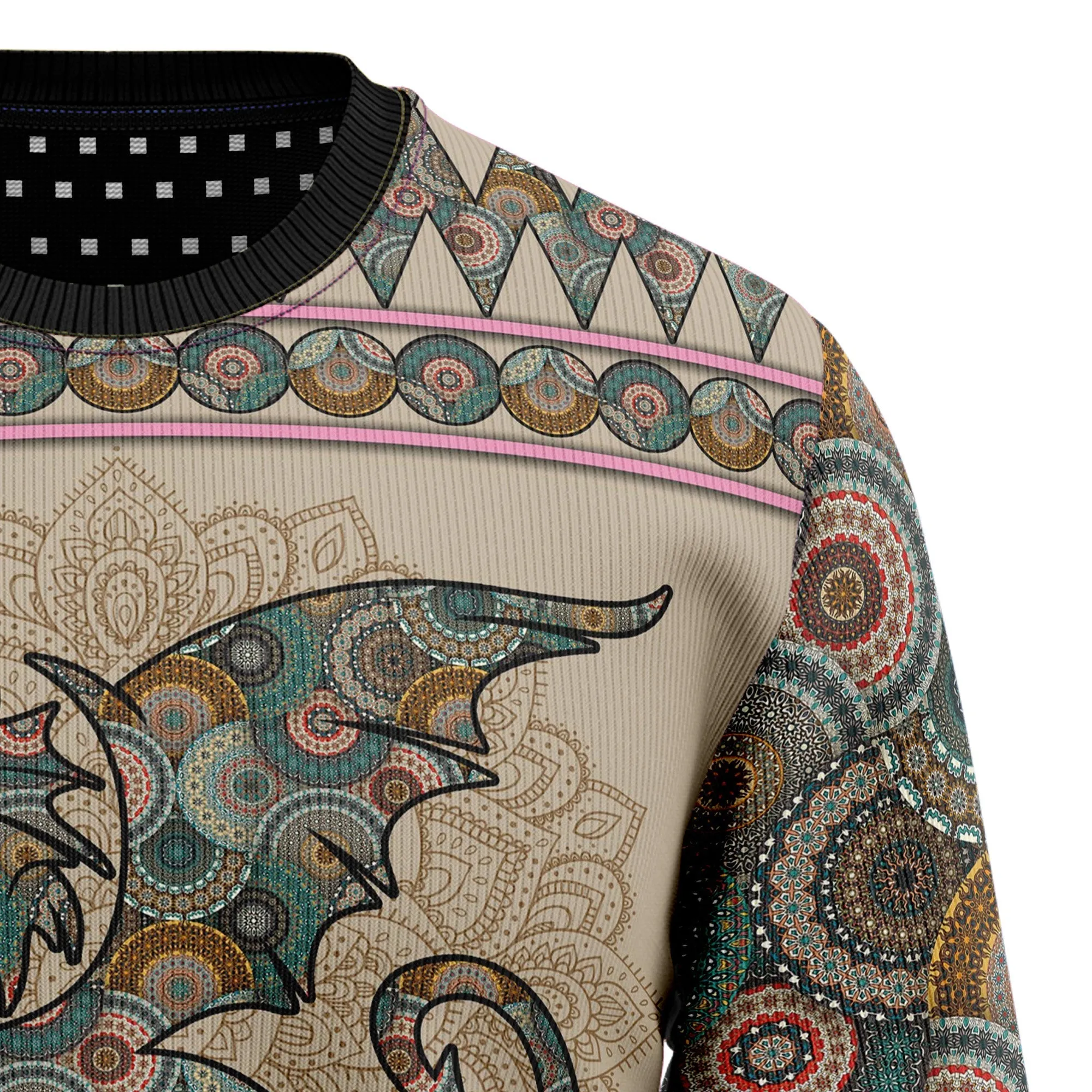 Ugly Sweater JulesRoche All-Over Print Funny Pullover