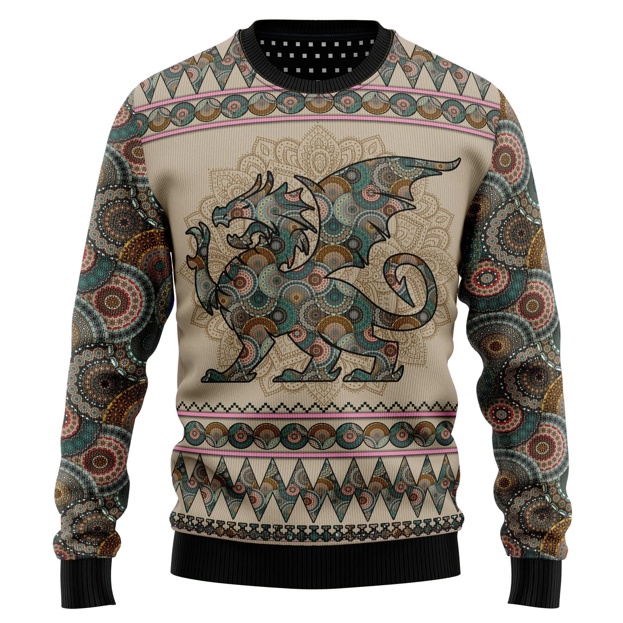 Ugly Sweater JulesRoche All-Over Print Funny Pullover
