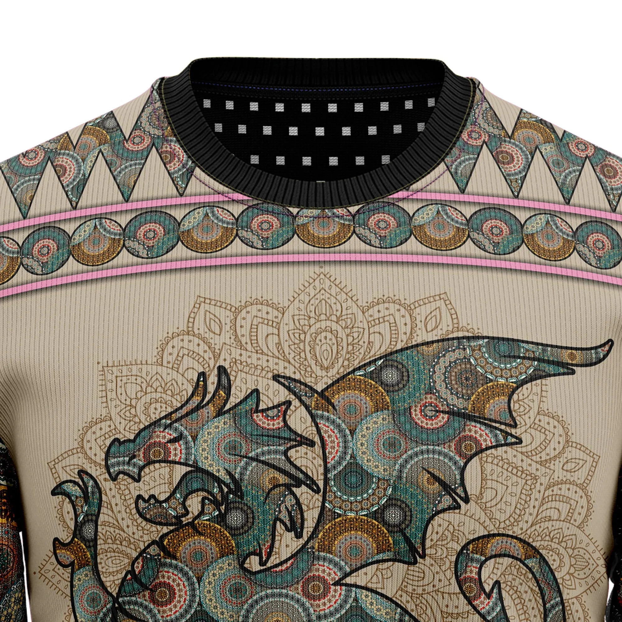 Ugly Sweater JulesRoche All-Over Print Funny Pullover