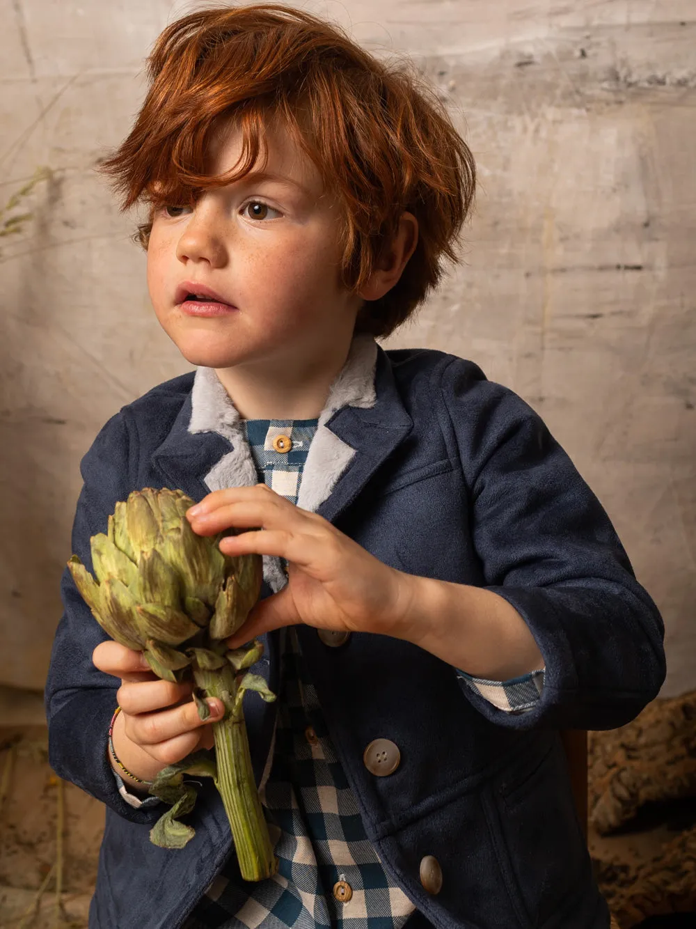 Van Gogh Blue Lapels Coat