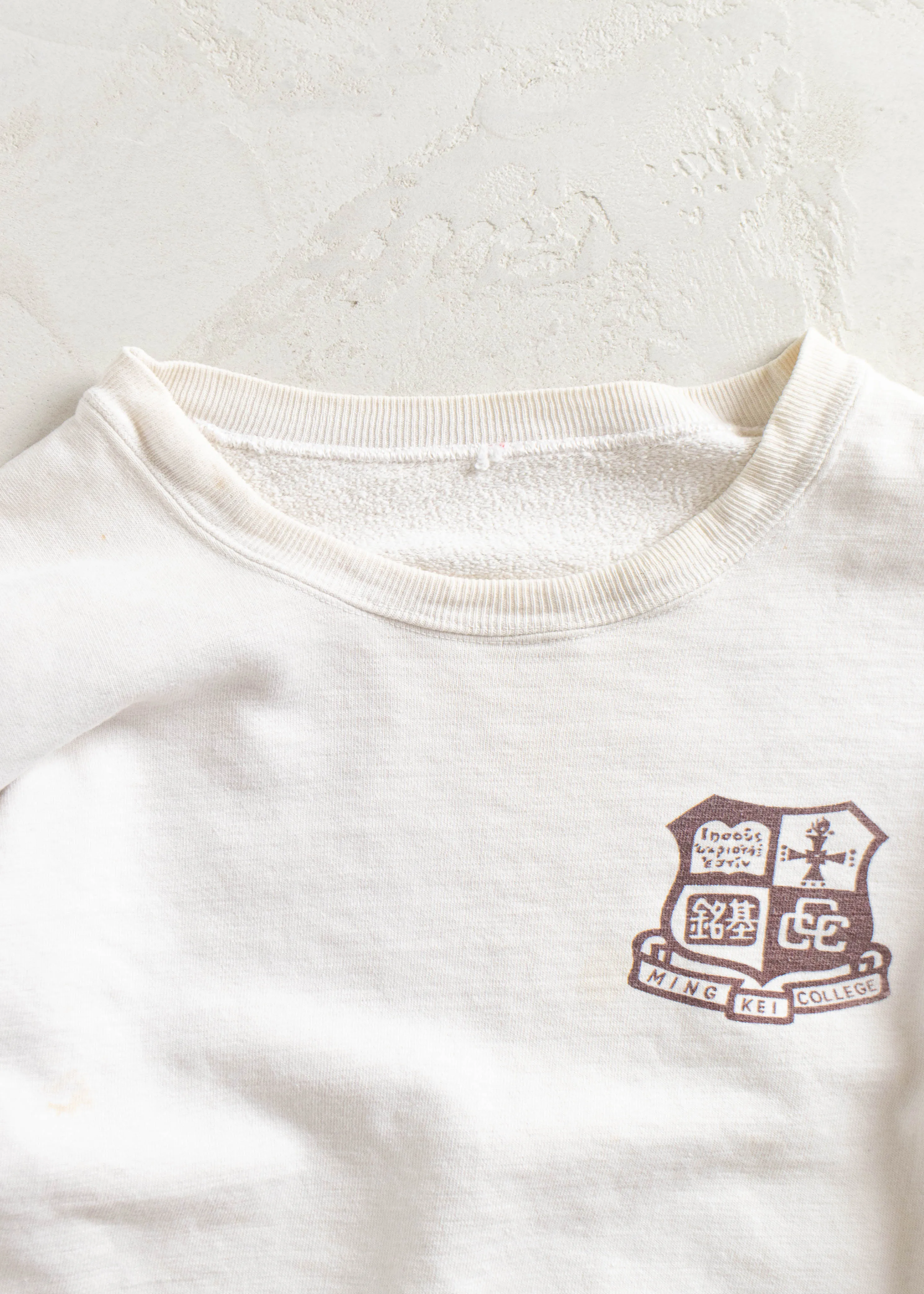 Vintage 1960s "Ming Key College" Sweatshirt Size S/M