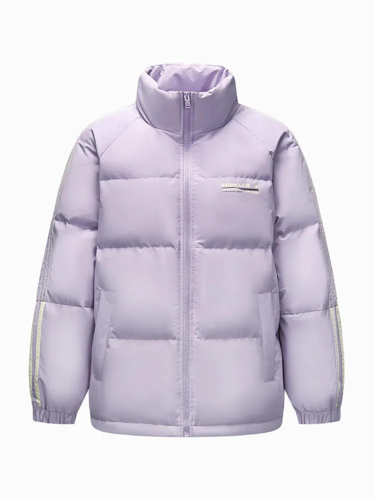 Women's medium green medium length regular down jacket