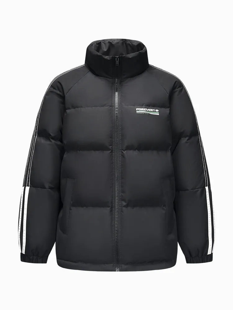 Women's medium green medium length regular down jacket