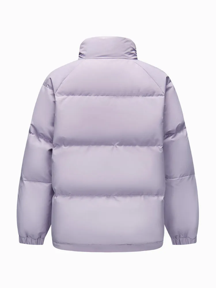 Women's medium green medium length regular down jacket