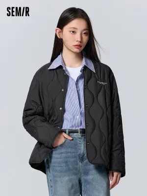 Women's short cotton coat